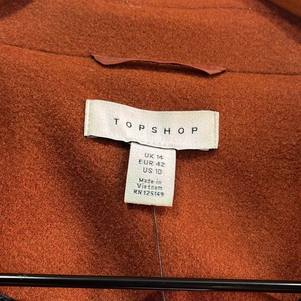 Topshop Carly Coat Size 10 NWT - Picture 9 of 11